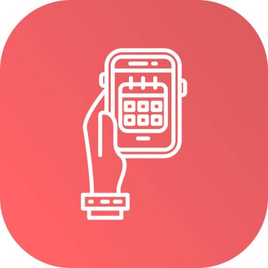 cep telefonu simgesi, vektör illüstrasyon tasarımı