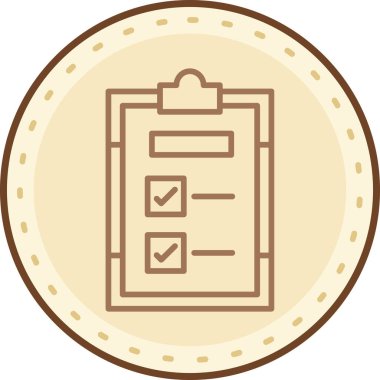 Pano web simgesi, basit illüstrasyon