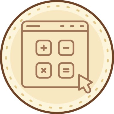 oyun simgesi vektör çizimi