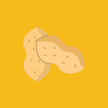 ekmek simgesi. Düz tasarım