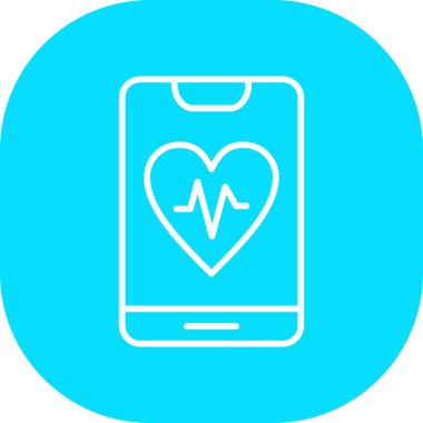 cep telefonu vektör simgesi modern illüstrasyon