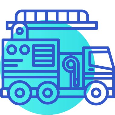 Kamyon. Web simgesi basit illüstrasyon