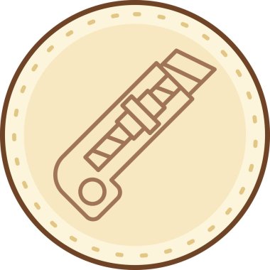 Modern oto tamir simgesinin vektör illüstrasyonu