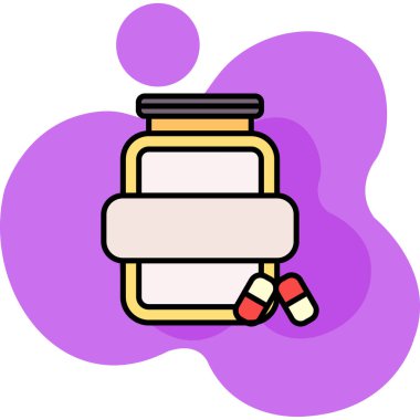 ilaç kapsülü simgesi, özet biçimi