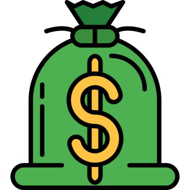 para çantası vektör simgesi