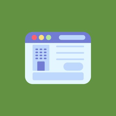 Web simgesi tasarımı vektör illüstrasyonu