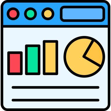 Analiz çizelgesi simgesi