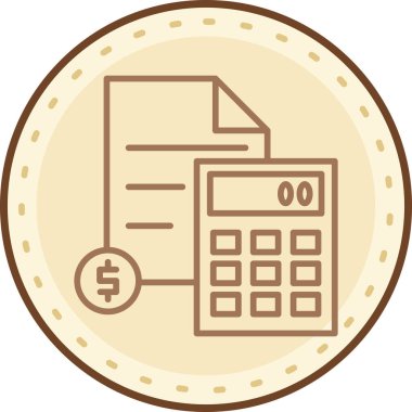 Dolar simgesi vektör illüstrasyonu