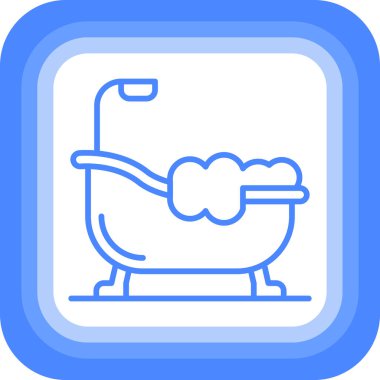 Klozet ikonu. Web için klozet taşıyıcı simgelerinin özet çizimi