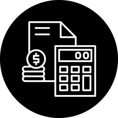 Para için. Web simgesi basit tasarım