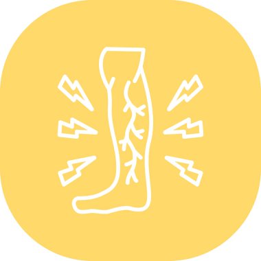 bacak ikonu vektör illüstrasyonu