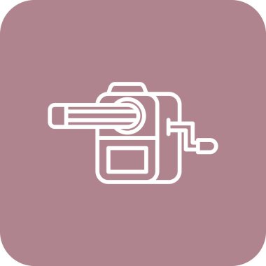 Modern oto tamir simgesinin vektör illüstrasyonu