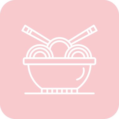 vektör Çin yemek simgesi