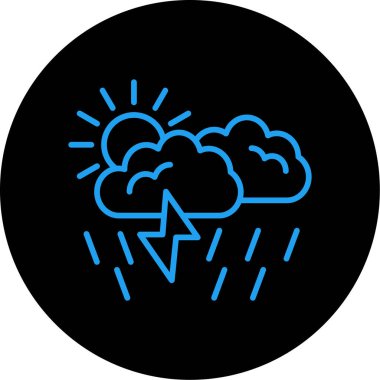 Bulut. Web simgesi basit illüstrasyon