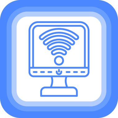wifi simgesi vektör illüstrasyonu
