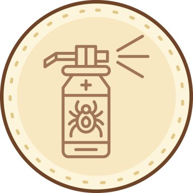 Şişe. Web simgesi basit illüstrasyon