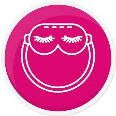 Gözlük. Web simgesi basit illüstrasyon