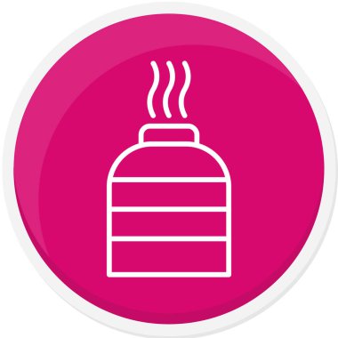 Sıcak bir içeceğin vektör çizimi