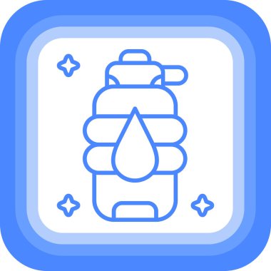 Su damlasının vektör çizimi