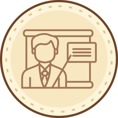 Bozuk parası olan bir adamın vektör çizimi