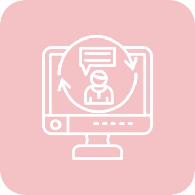 seo modern simgesinin vektör illüstrasyonu