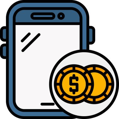 akıllı telefon bozuk para simgesi