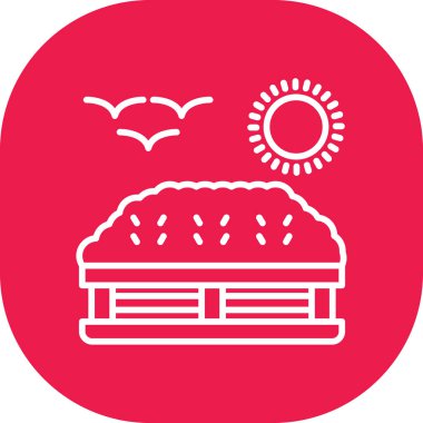 Gıda simgesinin vektör illüstrasyonu