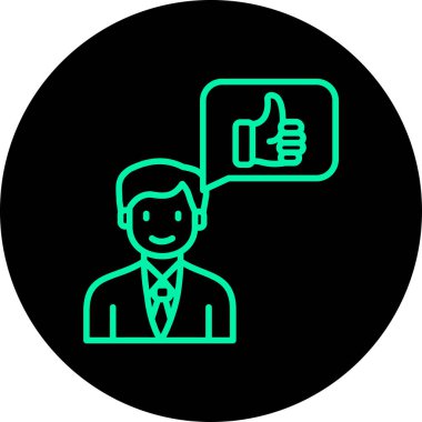 Simge vektör illüstrasyonunu sevmek ve sevmemek