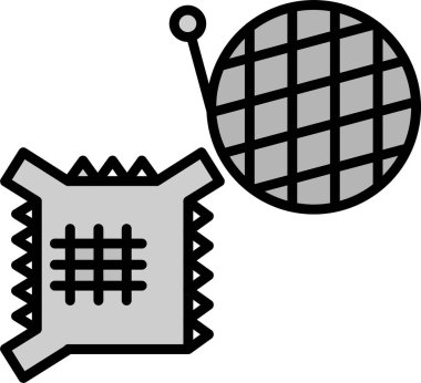 Bir ağın vektör illüstrasyonu