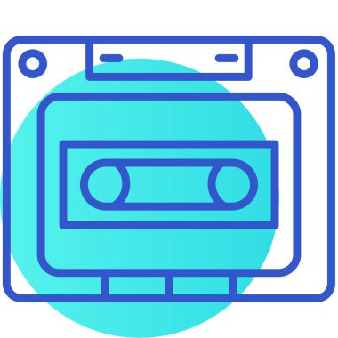 Müzik. Web simgesi basit illüstrasyon