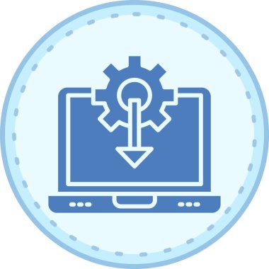 seo modern simgesinin vektör illüstrasyonu