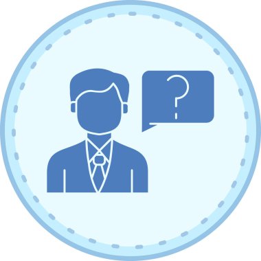 İş ve teknoloji simgesinin vektör illüstrasyonu