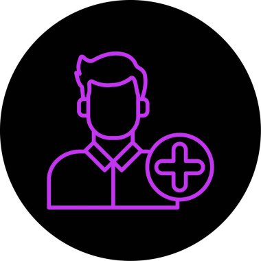 Modern simgenin vektör illüstrasyonu