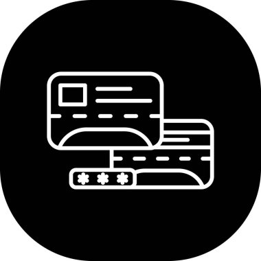 Kart vektör simgesi tasarımı