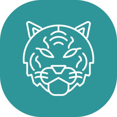 kedi simgesi vektör illüstrasyonu