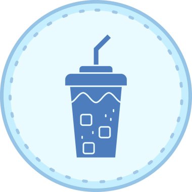 Kahve. Web simgesi basit illüstrasyon