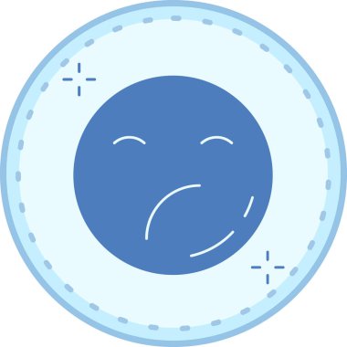 üzgün yüz simgesi vektör illüstrasyonu