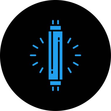 Ampul ışığı ikonu. Ağ için ampul vektör simgelerinin özet çizimi.