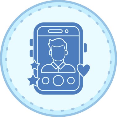 mobil uygulama simgesi vektör illüstrasyonu