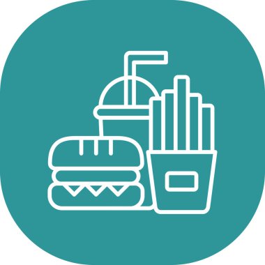 Gıda simgesinin vektör illüstrasyonu