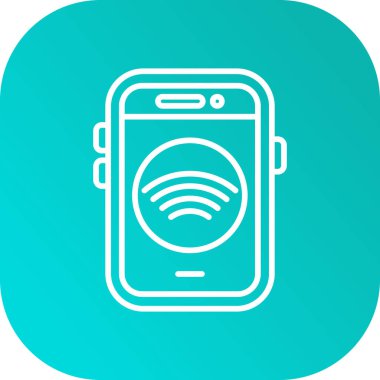 akıllı telefon simgesi, vektör tasarımı