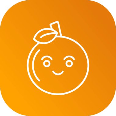 Tatlı bir balkabağının vektör çizimi