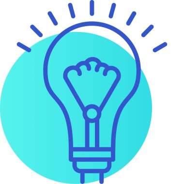 Fikir simgesi, basit illüstrasyon