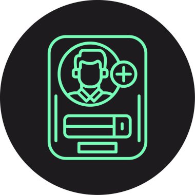 vektör doktor simgesi, illüstrasyon