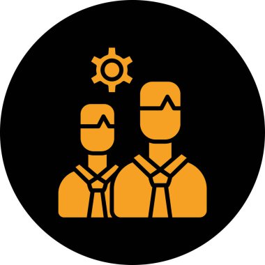 iş simgesi vektör illüstrasyonu