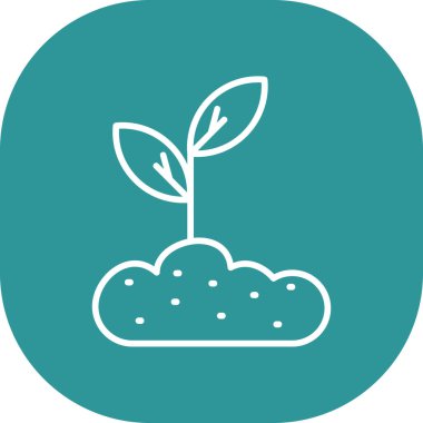 Eşsiz Ağaç Vektörü Kabartma Simgesi