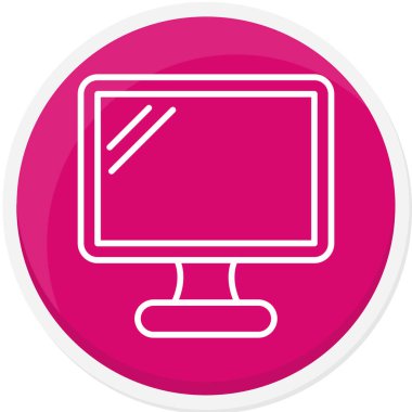 bilgisayar simgesi, vektör illüstrasyonu