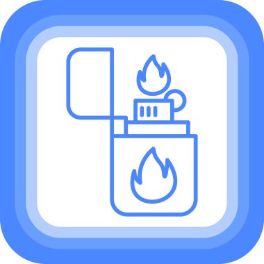 Yangın. Web simgesi basit tasarım