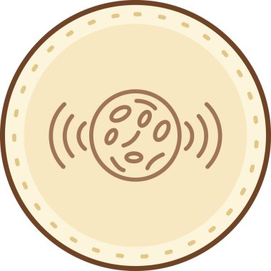 Bir arkaplanın vektör illüstrasyonu