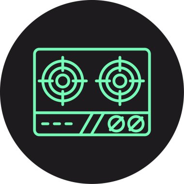 Benzersiz Radyo Vektör Satırı Simgesi